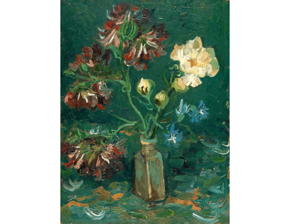 R2-512 Vincent van Gogh - Váza s pomněnkami a pivoňkami