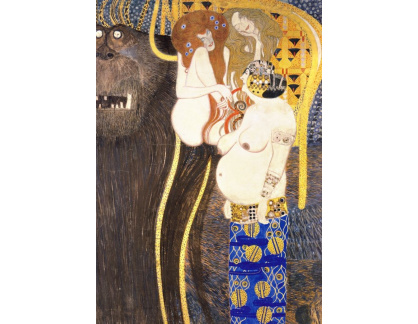 VR3-31-3 Gustav Klimt - Nepřátelské síly, detail