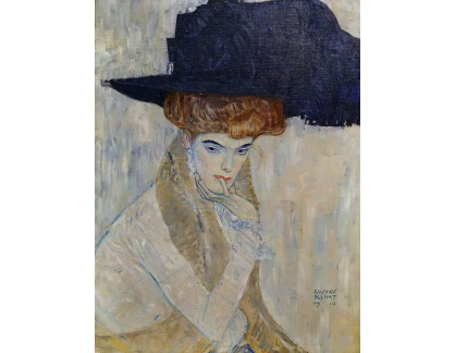 VR3-43 Gustav Klimt - Černý klobouk