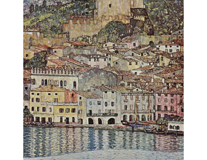 VR3-128 Gustav Klimt - Malcesine u jezera Lago di Garda