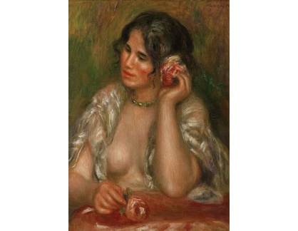 R14-19 Pierre-Auguste Renoir - Gabrielle s růží