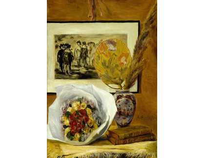 R14-92 Pierre-Auguste Renoir - Zátiší s kyticí