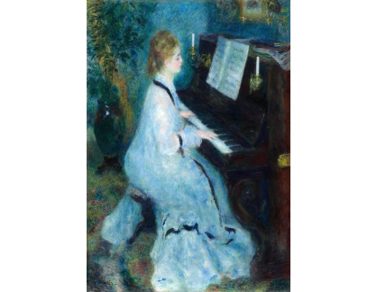 R14-113 Pierre-Auguste Renoir - Mladá žena u klavíru