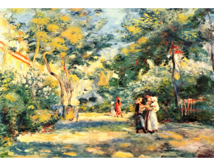 R14-123 Pierre-Auguste Renoir - Postavy v zahradě