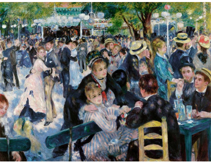 R14-132 Pierre-Auguste Renoir - Zábava v Moulin de la Galette