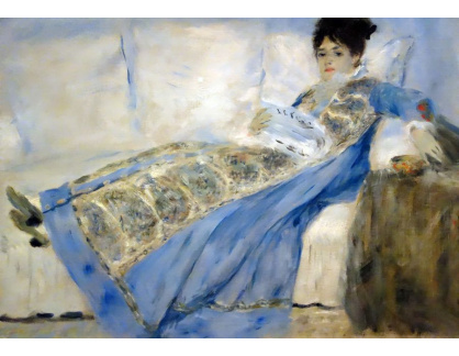 R14-137 Pierre-Auguste Renoir - Madame Monet na pohovce