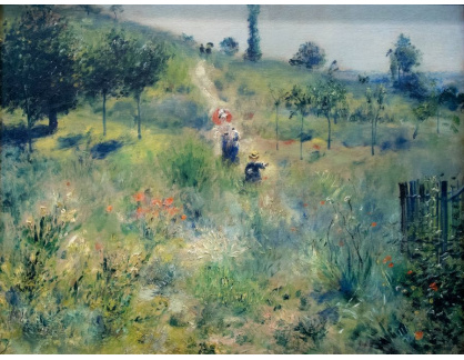 R14-139 Pierre-Auguste Renoir - Cesta do kopce vysokou trávou