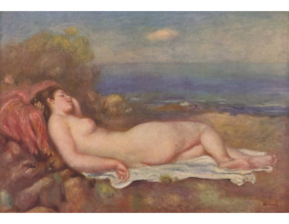 R14-161 Pierre-Auguste Renoir - Spánek u moře