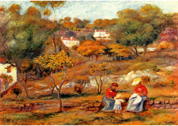 VR14-13 Pierre-Auguste Renoir - Krajina v Cagnes
