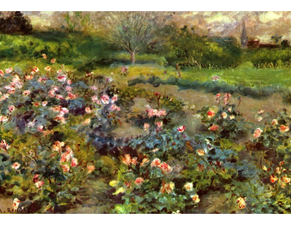 VR14-17 Pierre-Auguste Renoir - Růže v zahradě
