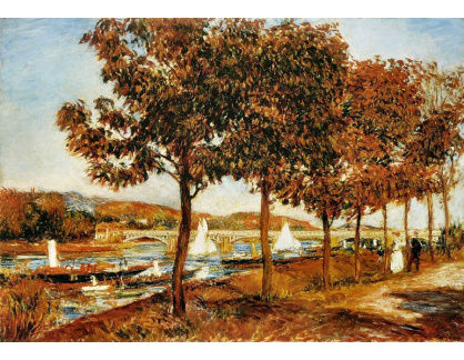 VR14-56 Pierre-Auguste Renoir - Most u Argenteuil na podzim