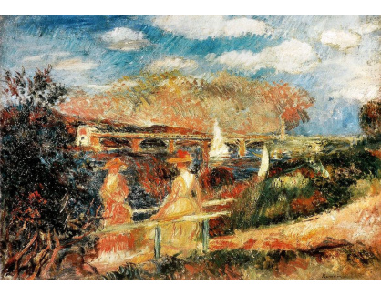VR14-58 Pierre-Auguste Renoir - Na břehu Seiny v Argenteuil