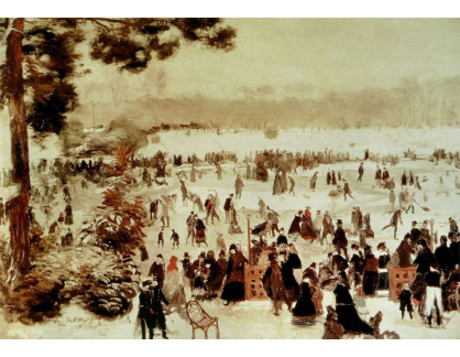 VR14-67 Pierre-Auguste Renoir - Bruslaři v Bois de Boulogne