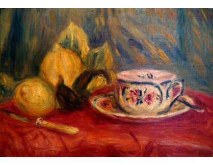 VR14-88 Pierre-Auguste Renoir - Zátiší s citróny a šálkem