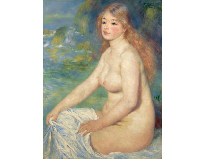 VR14-111 Pierre-Auguste Renoir - Koupající se dívka se světlými vlasy