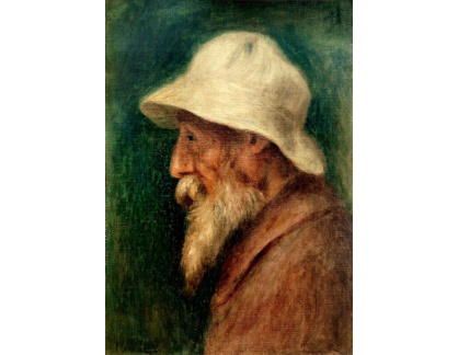 VR14-124 Pierre-Auguste Renoir - Autoportrét v bílém klobouku