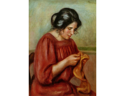 VR14-141 Pierre-Auguste Renoir - Gabrielle při šití