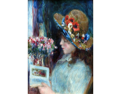 VR14-207 Pierre-Auguste Renoir - Mladá dívka při čtení