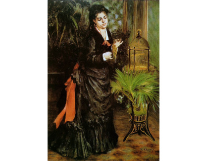 VR14-213 Pierre-Auguste Renoir - Žena s papouškem