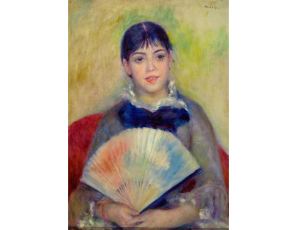 VR14-240 Pierre-Auguste Renoir - Dívka s vějířem