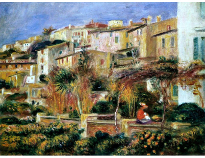 VR14-251 Pierre-Auguste Renoir - Terasy v Cagnes