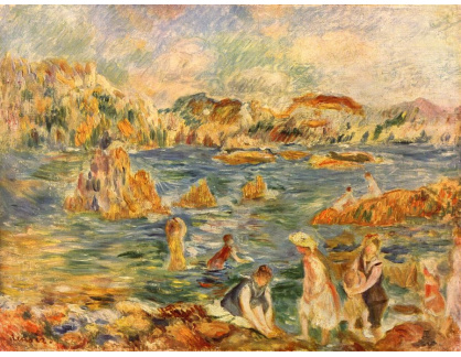 VR14-268 Pierre-Auguste Renoir - Děti na pláži Guernsey