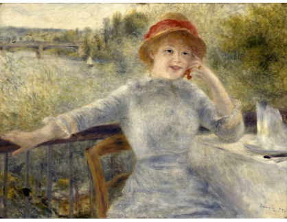 VR14-272 Pierre-Auguste Renoir - Alphonsine Fournaise na ostrově Chatou