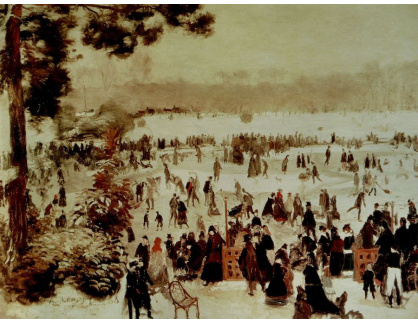 VR14-278 Pierre-Auguste Renoir - Bruslaři v Bois de Boulogne