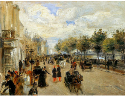 VR14-283 Pierre-Auguste Renoir - Paříž, Quai Malplaquet