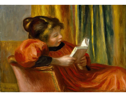 VR14-286 Pierre-Auguste Renoir - Dívka při čtení