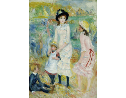 VR14-302 Pierre-Auguste Renoir - Děti na pobřeží v Guernsey