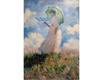 R8-9 Claude Monet - Žena se slunečníkem