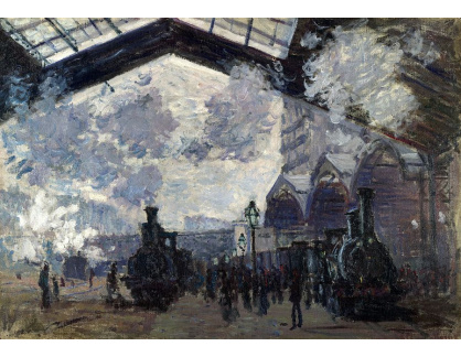 R8-113 Claude Monet - Nádraží v Saint-Lazare