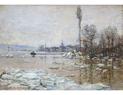 R8-116 Claude Monet - Ledové kry v Lavacourt