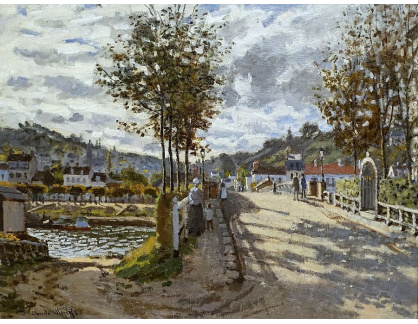R8-125 Claude Monet - Most v Bougival