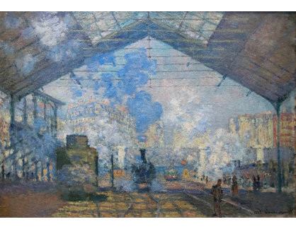 R8-126 Claude Monet - Nádraží v Saint-Lazare