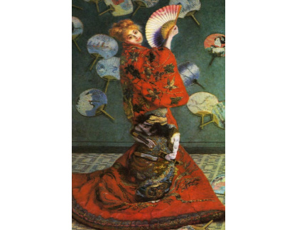 R8-185 Claude Monet - Camille Monet v japonském kostýmu