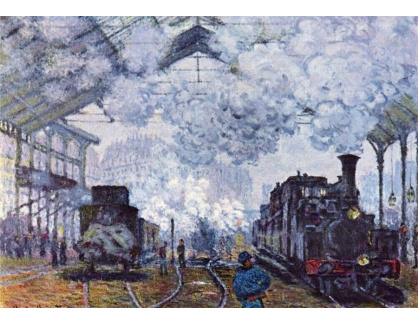 VCM 6 Claude Monet - Nádraží v Saint Lazare v Paříži