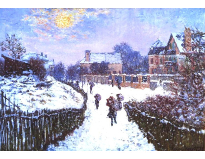 VCM 41 Claude Monet - Argenteuil v zimě