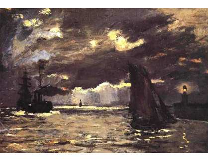VCM 48 Claude Monet - Loď na řece Epte