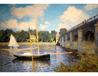 VCM 64 Claude Monet - Most v Argenteuil