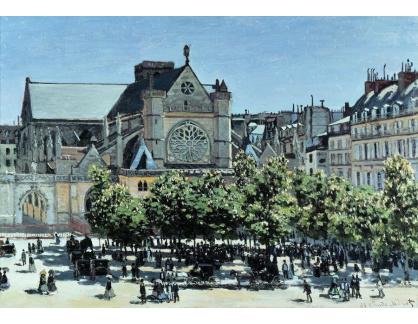 VCM 67 Claude Monet - St. Germain l Auxerrois v Paříži