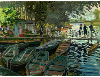 VCM 71 Claude Monet - Koupání v La Grenouillere