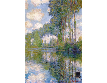VCM 75 Claude Monet - Topoly v Epte