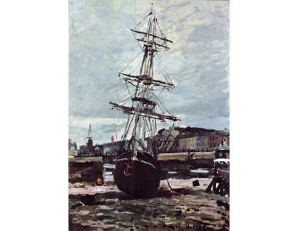 VCM 91 Claude Monet - Spouštění lodi ve Fécamp