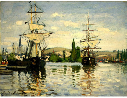 VCM 101 Claude Monet - Plavba po Seině v Rouen