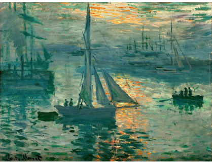 VCM 104 Claude Monet - Přístav při východu slunce