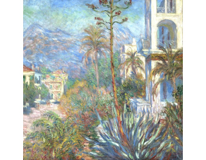 VCM 122 Claude Monet - Vily v Bordighera