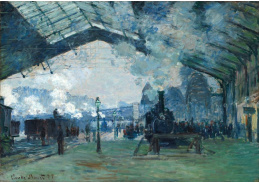 VCM 141 Claude Monet - Nádraží Saint Lazare v Paříži