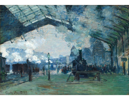 VCM 141 Claude Monet - Nádraží Saint Lazare v Paříži